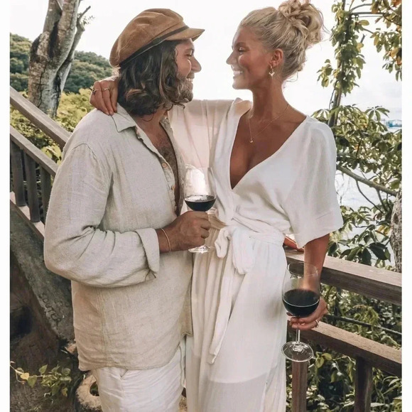 Hazel & Folk Melody Maxi Dress | White - Picture 4 of 7